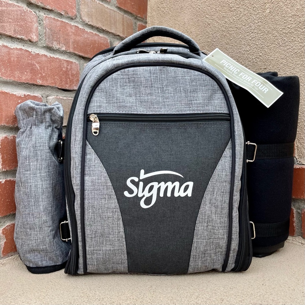 🆕Picnic For Four Backpack - Sigma Logo